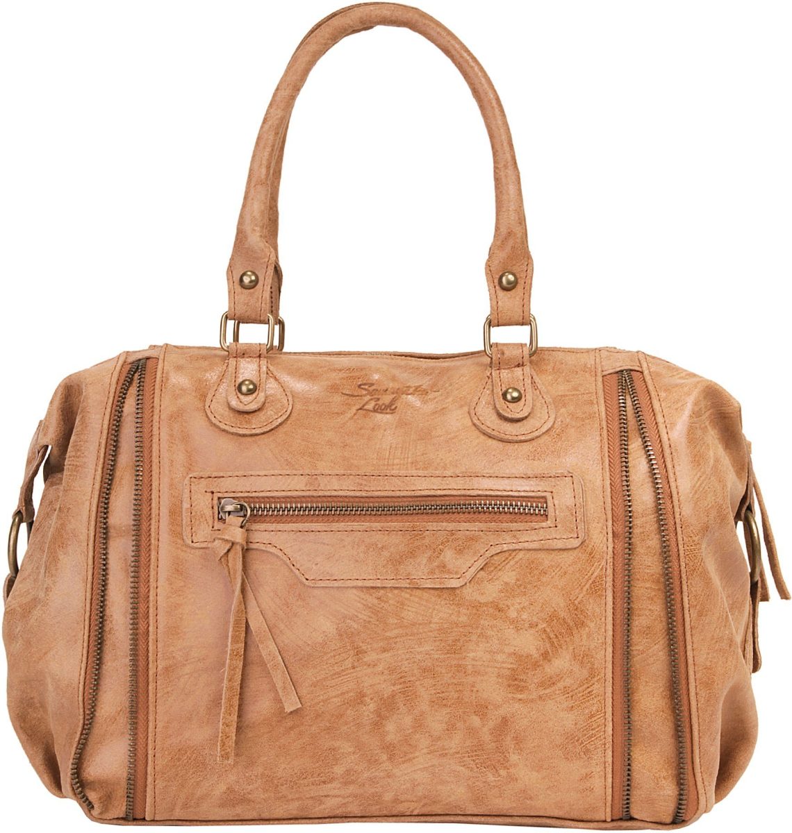 Samantha Look Tas echt leer, made in italy (1-delig)