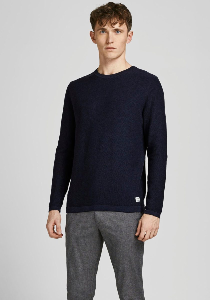 Jack & Jones Trui met ronde hals GUSTAV KNIT CREW t/m maat 6xl