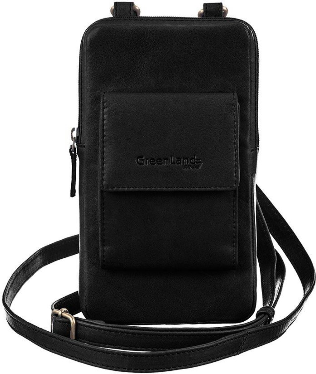 GreenLand Nature Gsm-tasje Black Nappa