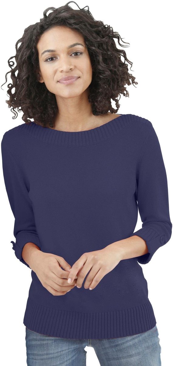 Classic Basics Trui met 3/4-mouwen Trui