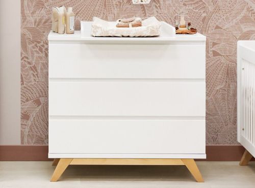 Bopita commode Lynn wit/naturel