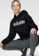 adidas Performance Sweatshirt WOMEN LINEAR OVERSIZED FLEECE HOODIE