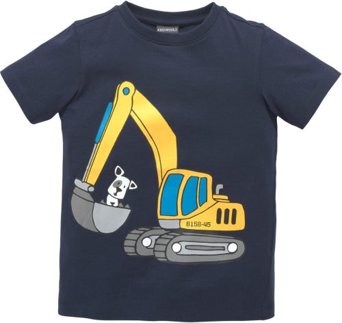 KIDSWORLD T-shirt met graafmachine