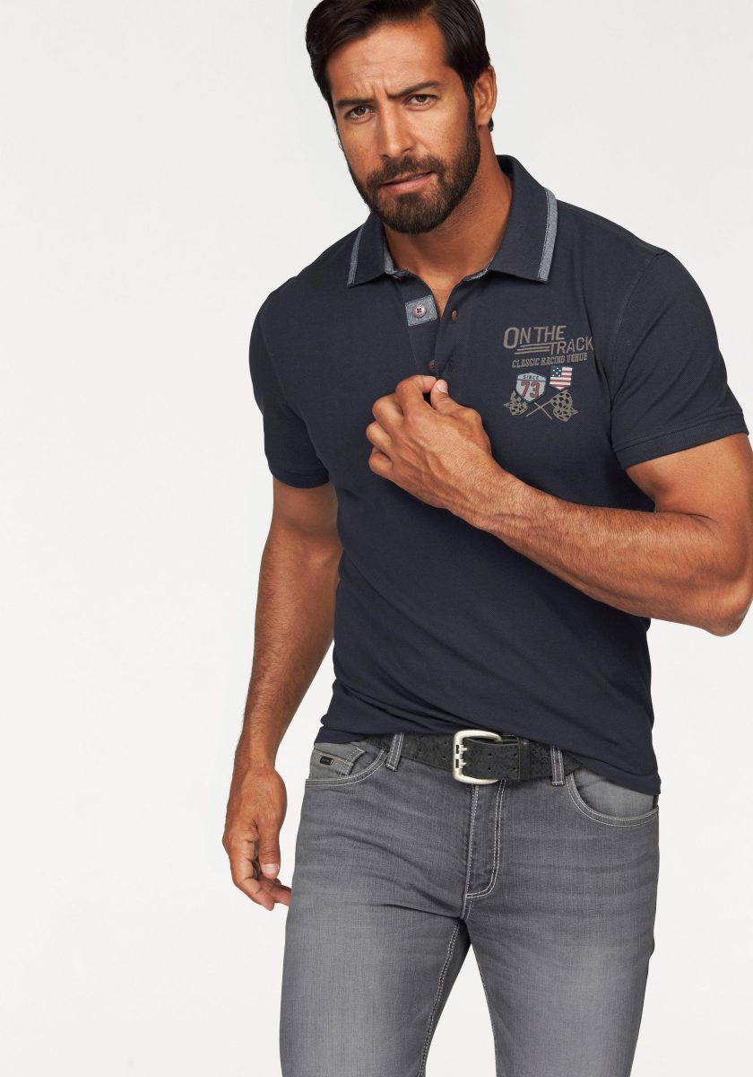 Arizona Poloshirt in piquékwaliteit en borduursel op de borst