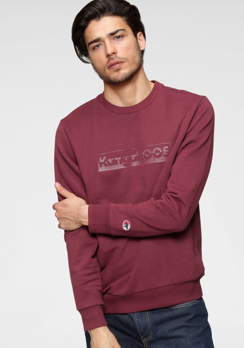 Kangaroos Sweatshirt met grote logo-frontprint