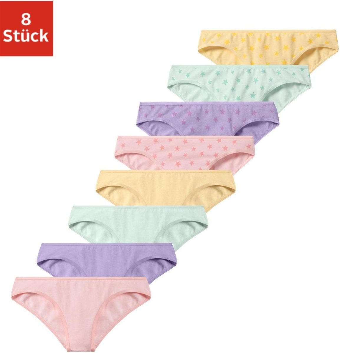PETITE FLEUR Bikinibroekje (set, 8 stuks)