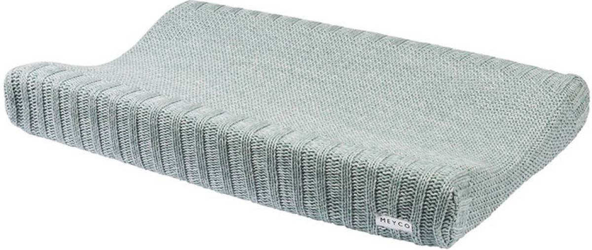Meyco Silverline Relief Mixed aankleedkussenhoes 45x70 cm groen