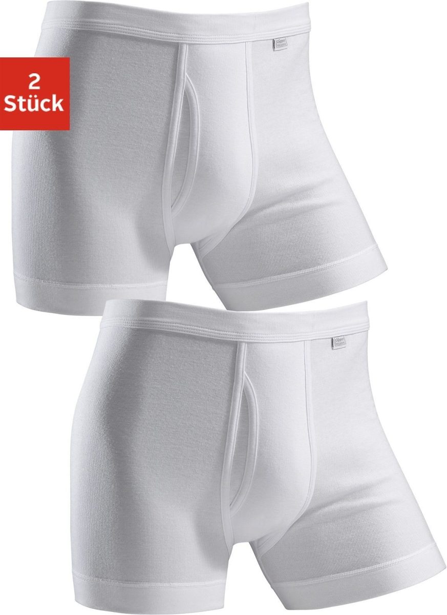 Clipper Exclusive Boxershort met gulp - fijnrib (2 stuks)