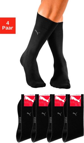 Puma Basic sokken met drukvrije comfortrand (4 paar)