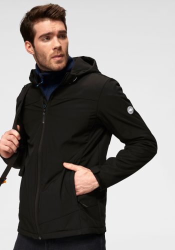 Polarino Softshell-jack met verstelbare capuchon