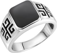 Firetti Zilveren ring met lapis lazuli of agaat