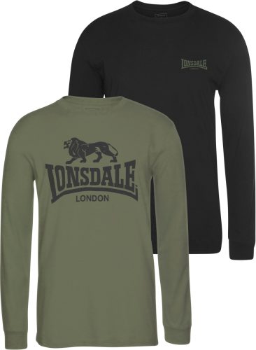 LONSDALE Shirt met lange mouwen AYRSHIRE (2-delig)