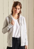 Superdry Capuchonsweatvest Capuchonjack van biokatoen met geborduurd vintage logo