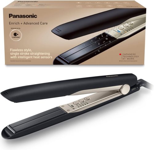 Panasonic Straightener EH-HS0E moeiteloze styling zoals bij de kapper met unieke nanoe™-technologie en 3d keramisch gecoate platen