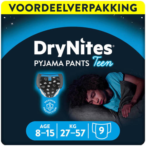 Huggies DryNites Pyjama Pants Boy 8-15 Years (27-57kgs) 3 pakken