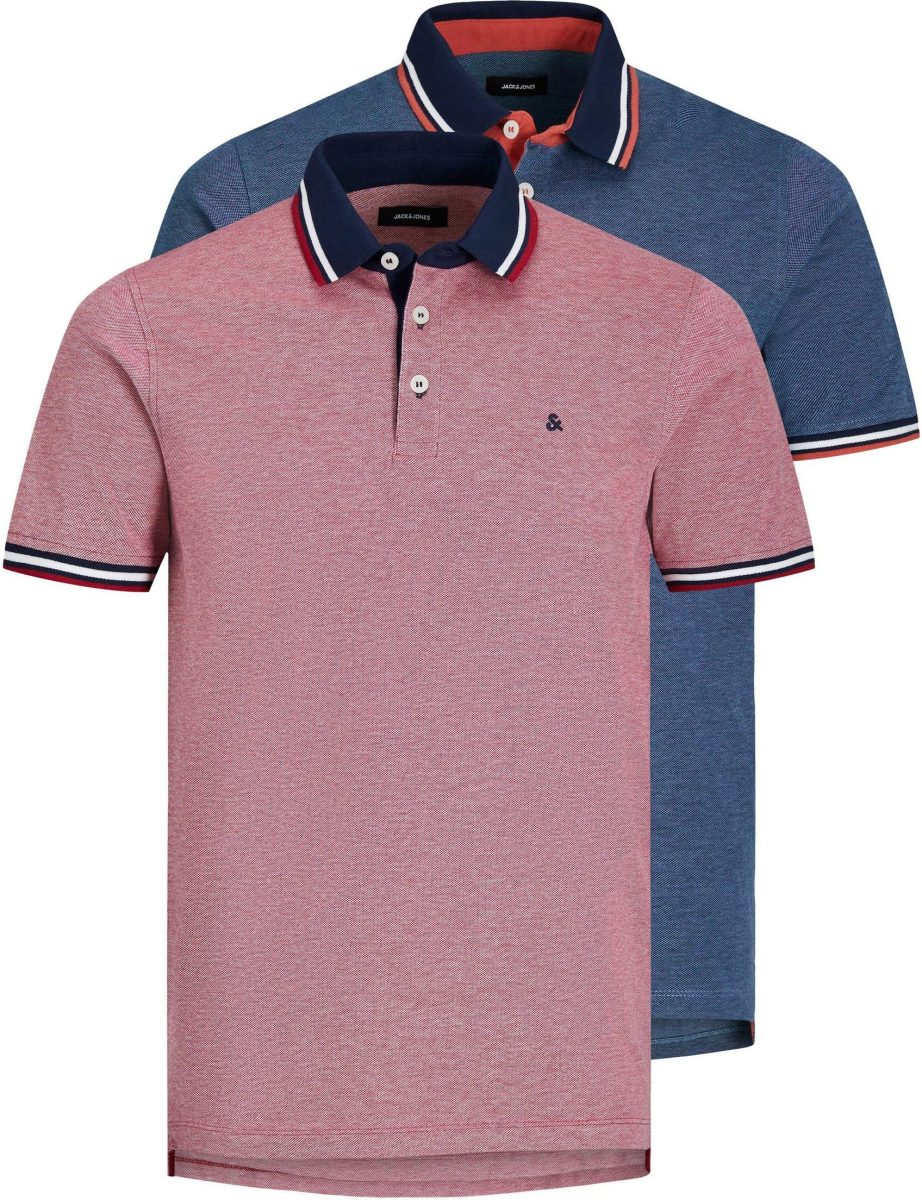 Jack & Jones Poloshirt PAULOS POLO 2PK (set, 2-delig, Set van 2)