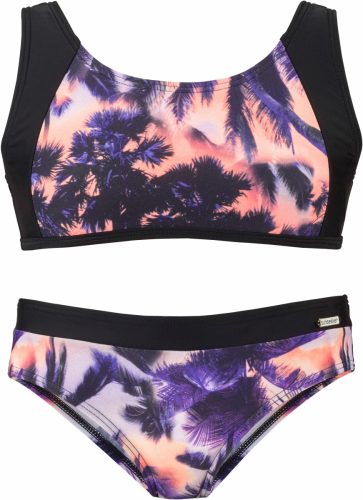 Sunseeker Bustierbikini met palm print