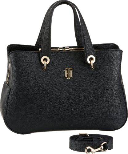 Tommy hilfiger Tas TH ELEMENT MED SATCHEL met zilverkleurige details