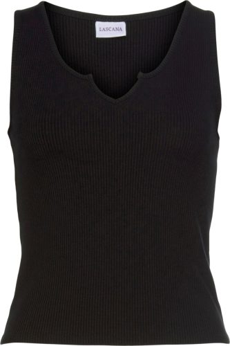 Lascana Geribde tanktop met kleine v-hals