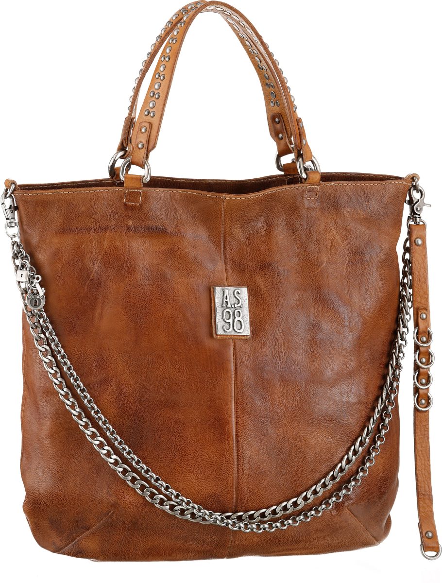 A.s.98 Shopper met modieuze kettingdetails