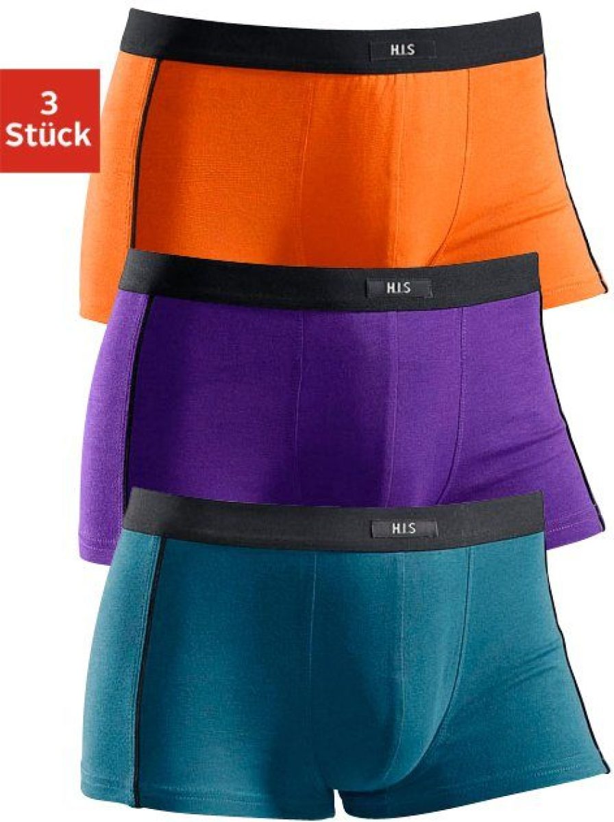H.I.S Hipster met smalle piping (3 stuks)