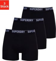 Superdry Lange boxershort weefband met logo (3 stuks)