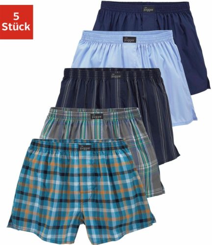 le jogger ® Boxershort Geweven boxershort in verschillende designs (5 stuks)