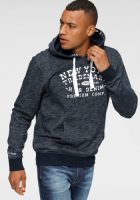 H.I.S Hoodie met gedessineerde tape bij de capuchon