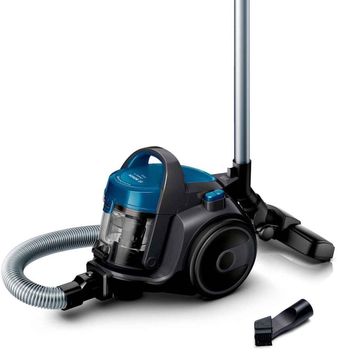 Bosch Stofzuiger BGC05A220A Cleann'n Compact met overtuigend reinigingsresultaat. Kan ruimtebesparend opgeborgen worden.