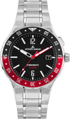 Jacques Lemans Kinetic horloge Hybromatic, 1-2109F