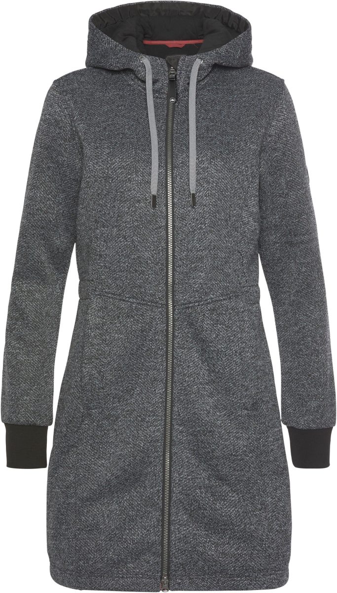 Polarino Tricotmantel heerlijk zachte fleece in tricot-look