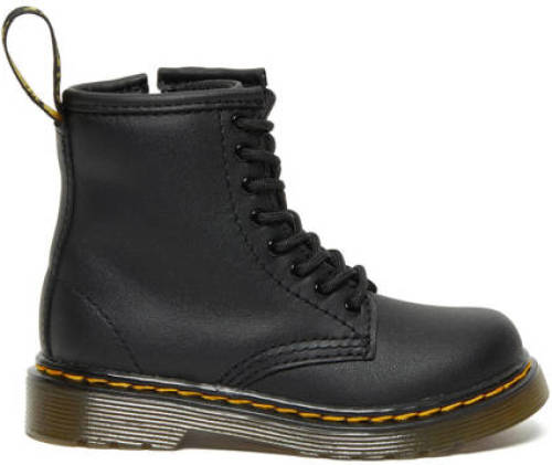 Dr. martens 1460 Black Softy Peuter leren veterboots zwart