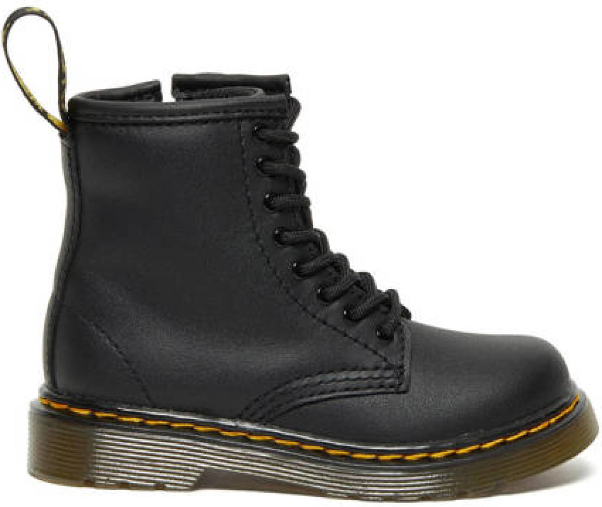 Dr. martens 1460 Black Softy Peuter leren veterboots zwart