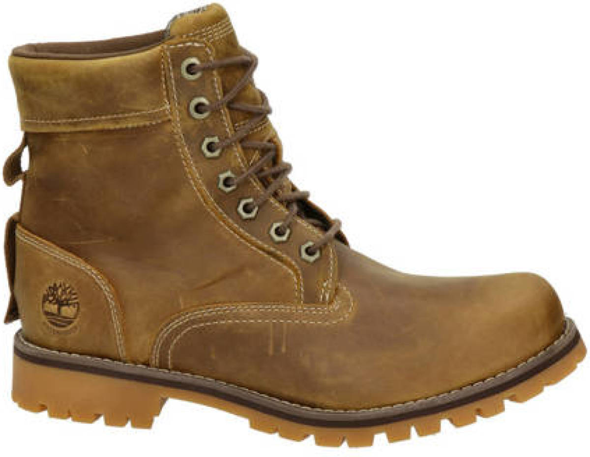 Timberland Rugged WP leren veterboots bruin