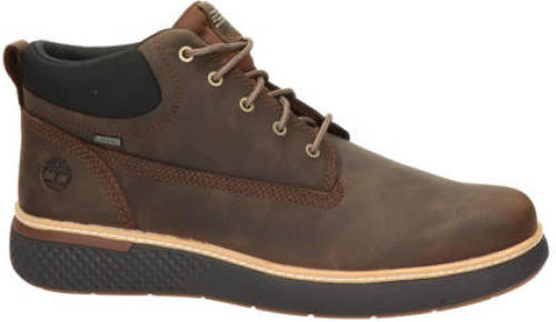 Timberland Cross Mark GTX nubuck enkelboots bruin