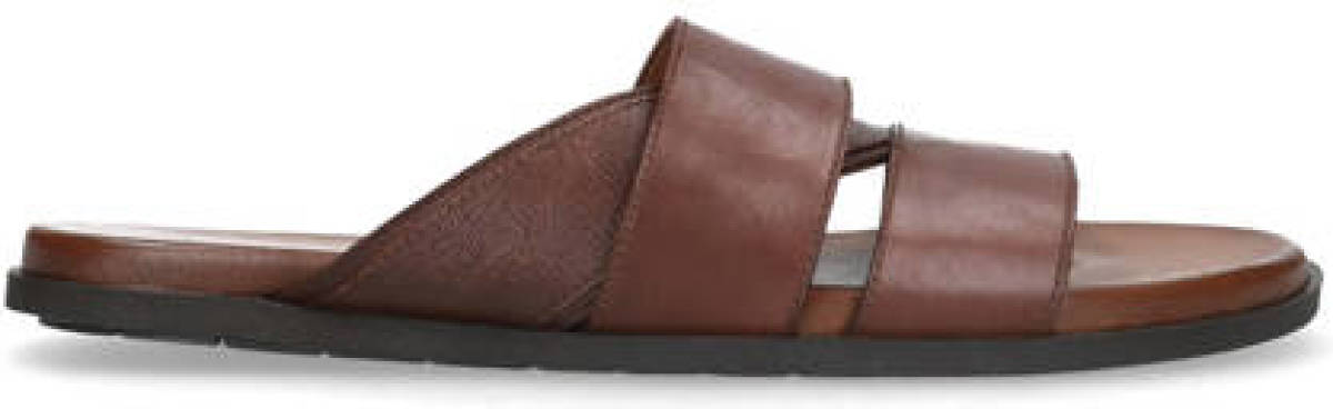 Sacha leren sandalen cognac