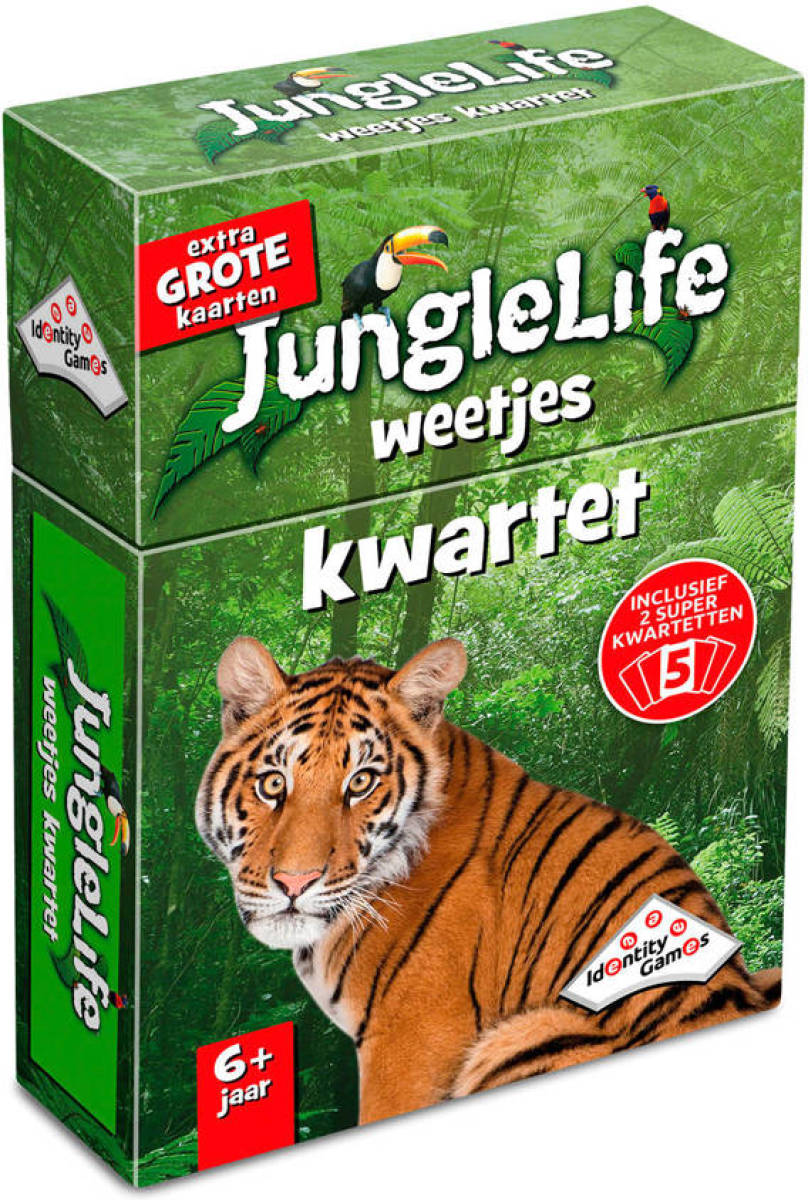Identity Games Junglelife weetjes kwartet kaartspel