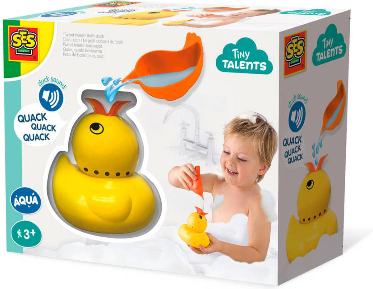 Ses Tiny Talents badeendje met geluid