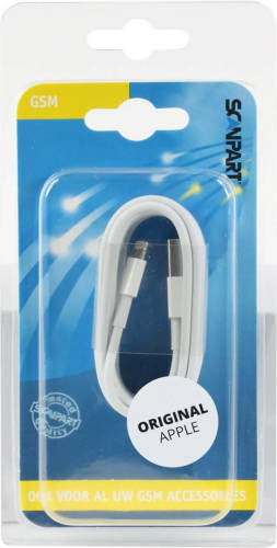 Scanpart laad+datakabel Apple lightning 2m Voeding
