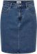 Only Onlvega Hw Mom Denim Rok Dames Blauw