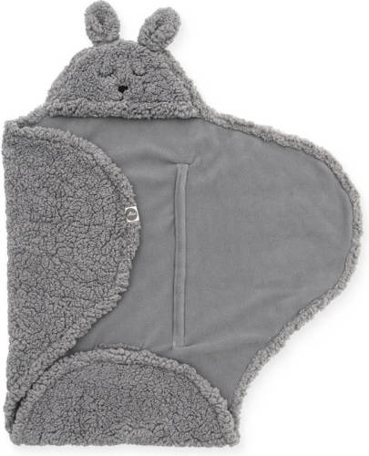Jollein wikkeldeken Bunny storm grey