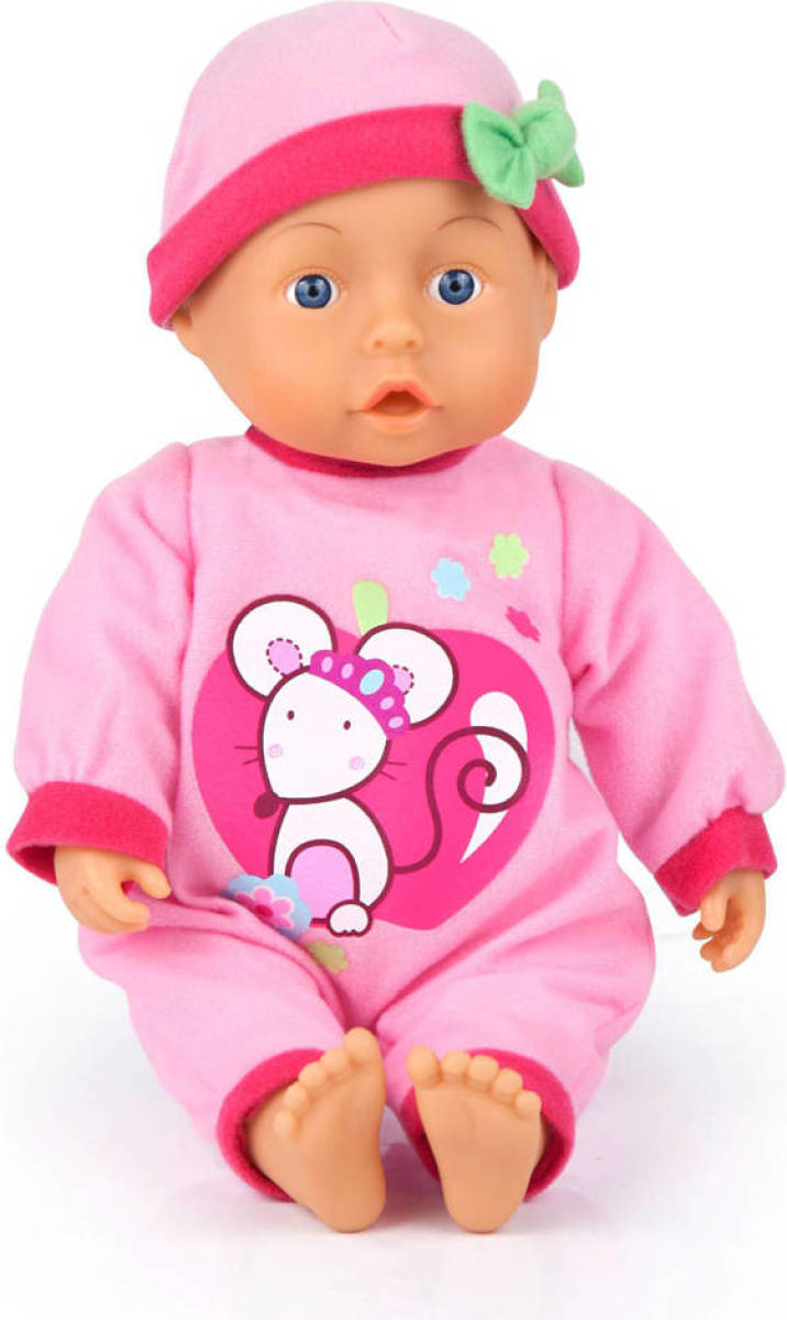 Bayer first words baby 28 cm roze