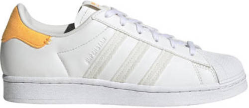 adidas Originals Superstar sneakers wit/oranje/ecru