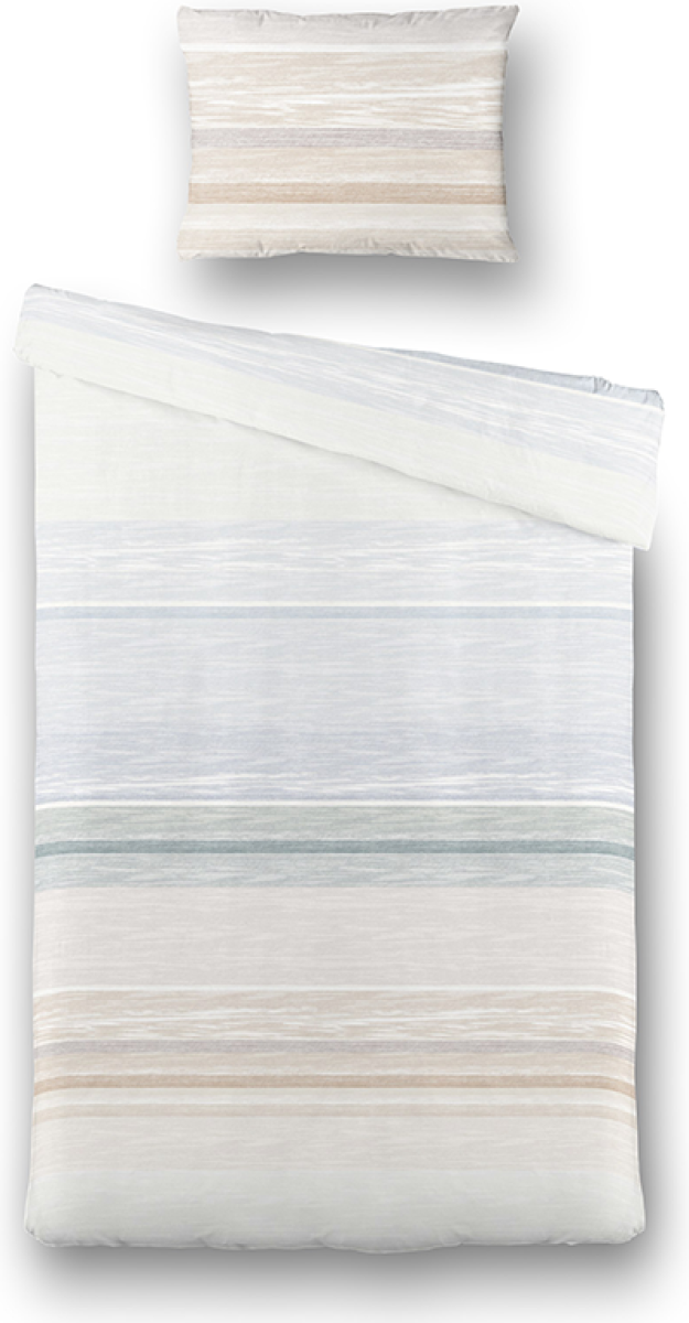 Luna Bedding Luna Pastel Stripes 1-persoons (140 x 220 cm + 1 kussensloop) Dekbedovertrek