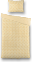 Fresh & Co Ibiza Saar - Geel 1-persoons (140 x 200/220 cm + 1 kussensloop) Dekbedovertrek