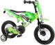 Volare Motobike kinderfiets jongens 12 inch groen