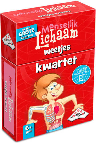 Identity Games Het menselijklichaam weetjes kwartet kaartspel