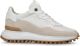 Floris van bommel Noppi leren sneakers wit/beige