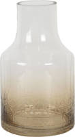 Clayre & Eef Vaas 6gl2796 Ø 12*20 Cm - Transparant Glas Glazen Vaas