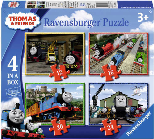 Ravensburger Thomas & Friends 4-in-1-box legpuzzel 72 stukjes